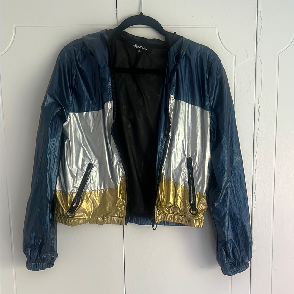 Colorblock Windbreaker Jacket